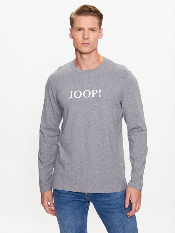 JOOP! JOOP! Majica z dolgimi rokavi 30029918 Srebrna Regular Fit