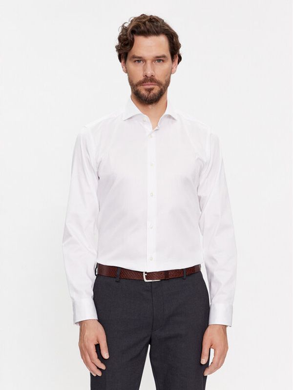 JOOP! JOOP! Srajca 30034392 Bela Slim Fit