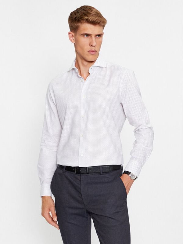 JOOP! JOOP! Srajca 30038887 Bela Slim Fit