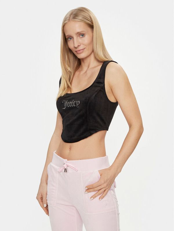 Juicy Couture Juicy Couture Top Camina JCWCT23305 Črna Slim Fit