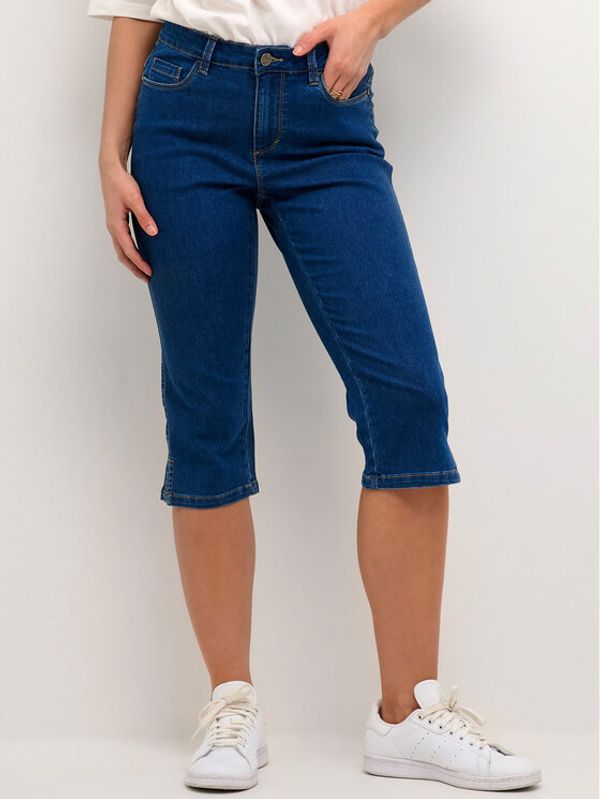 Kaffe Kaffe Jeans kratke hlače KAvicky 10505521 Modra Slim Fit