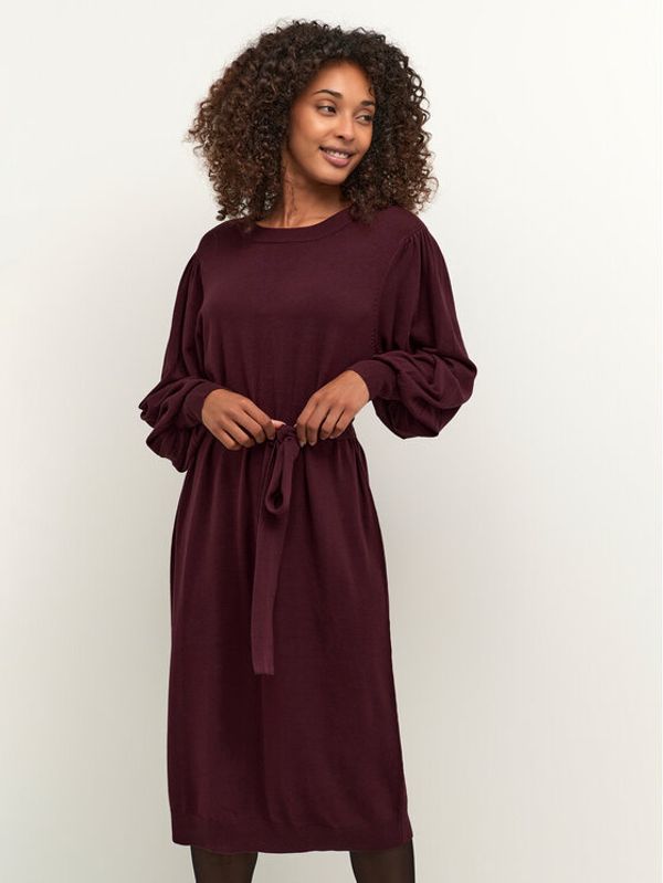 Kaffe Kaffe Vsakodnevna obleka Kajess 10506961 Bordo rdeča Slim Fit