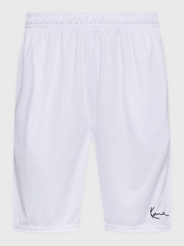 Karl Kani Karl Kani Športne kratke hlače Small Signature 6014923 Bela Regular Fit