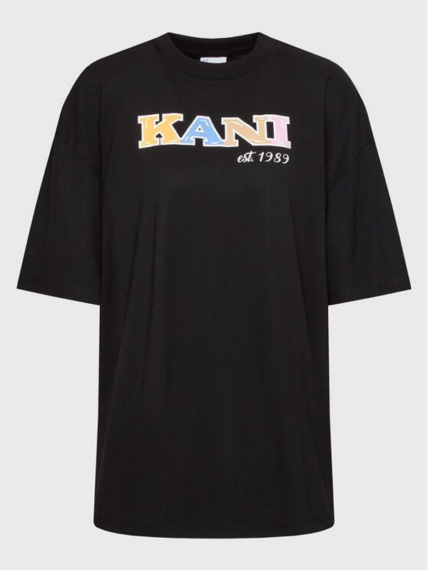 Karl Kani Karl Kani Vsakodnevna obleka Retro 6130867 Črna Relaxed Fit