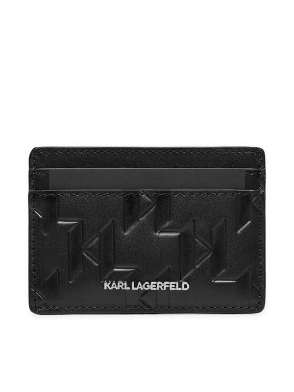 KARL LAGERFELD KARL LAGERFELD Etui za kreditne kartice 235M3204 Črna