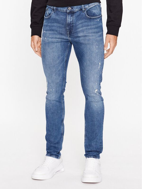 KARL LAGERFELD KARL LAGERFELD Jeans hlače 265801 534832 Mornarsko modra Slim Fit