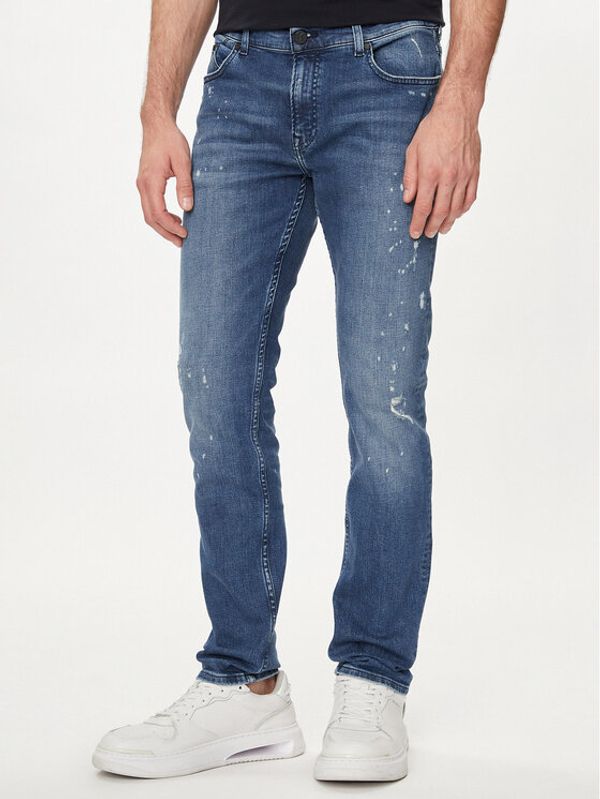 KARL LAGERFELD KARL LAGERFELD Jeans hlače 265801 542832 Mornarsko modra Slim Fit