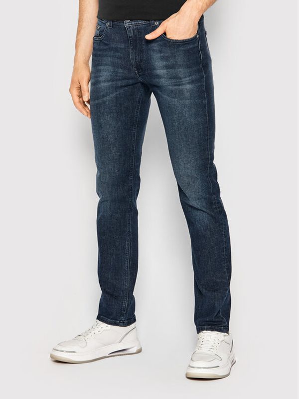 KARL LAGERFELD KARL LAGERFELD Jeans hlače 265840 500899 Mornarsko modra Regular Fit