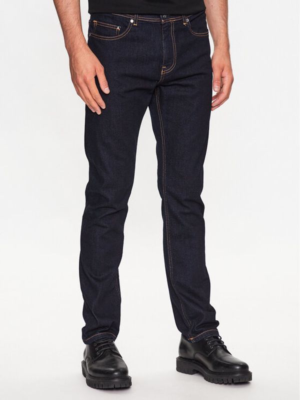 KARL LAGERFELD KARL LAGERFELD Jeans hlače 265840 532857 Mornarsko modra Regular Fit