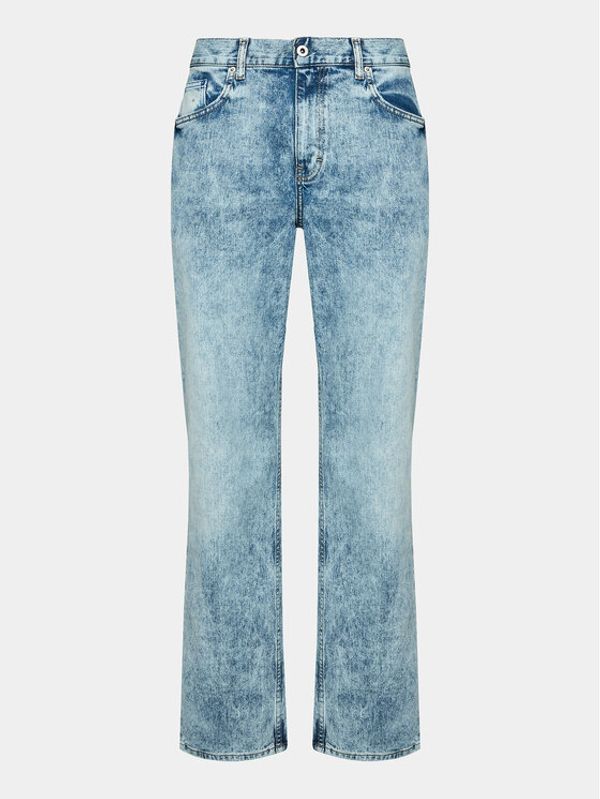 Karl Lagerfeld Jeans Karl Lagerfeld Jeans Jeans hlače 235D1106 Modra Straight Fit