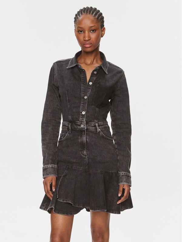 Karl Lagerfeld Jeans Karl Lagerfeld Jeans Jeans obleka 240J1311 Siva Slim Fit