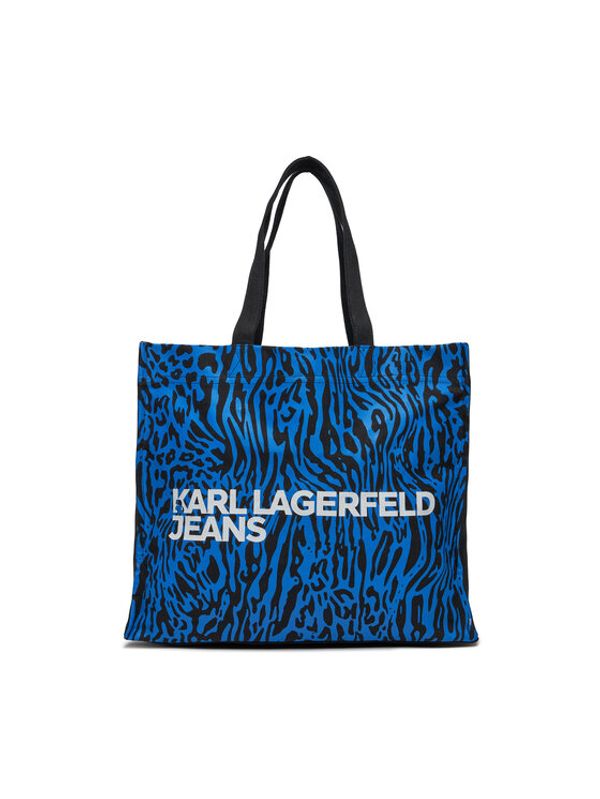 Karl Lagerfeld Jeans Karl Lagerfeld Jeans Ročna torba 240J3901 Mornarsko modra