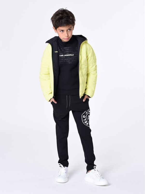 Karl Lagerfeld Kids Karl Lagerfeld Kids Jopa Z25430 S Črna Regular Fit