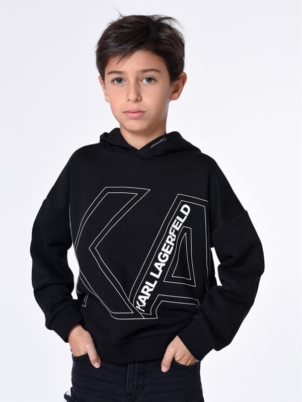 Karl Lagerfeld Kids Karl Lagerfeld Kids Jopa Z25431 S Črna Regular Fit