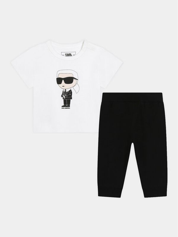 Karl Lagerfeld Kids Karl Lagerfeld Kids Komplet majica in legice Z30134 M Pisana Regular Fit