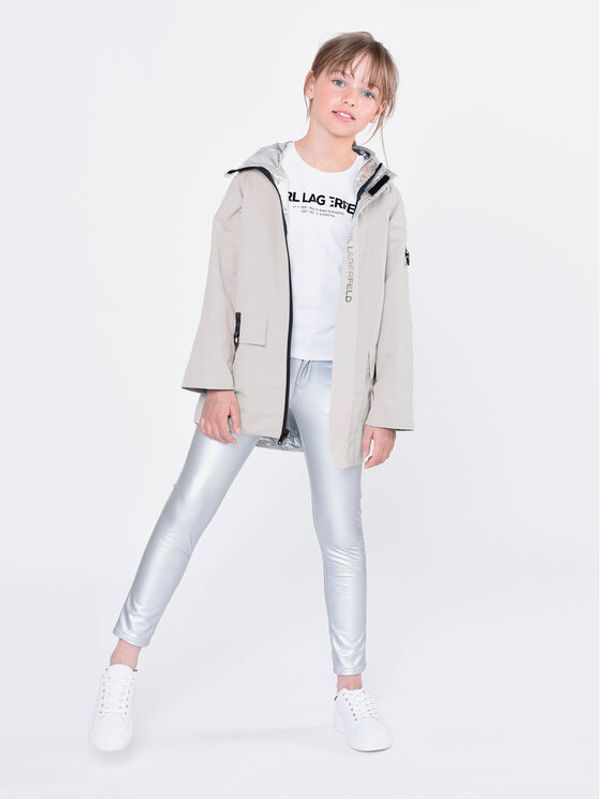 Karl Lagerfeld Kids Karl Lagerfeld Kids Prehodna jakna Z16149 S Siva Regular Fit