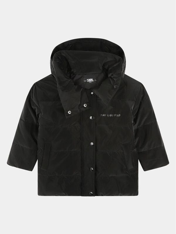 Karl Lagerfeld Kids Karl Lagerfeld Kids Puhovka Z16164 S Črna Regular Fit