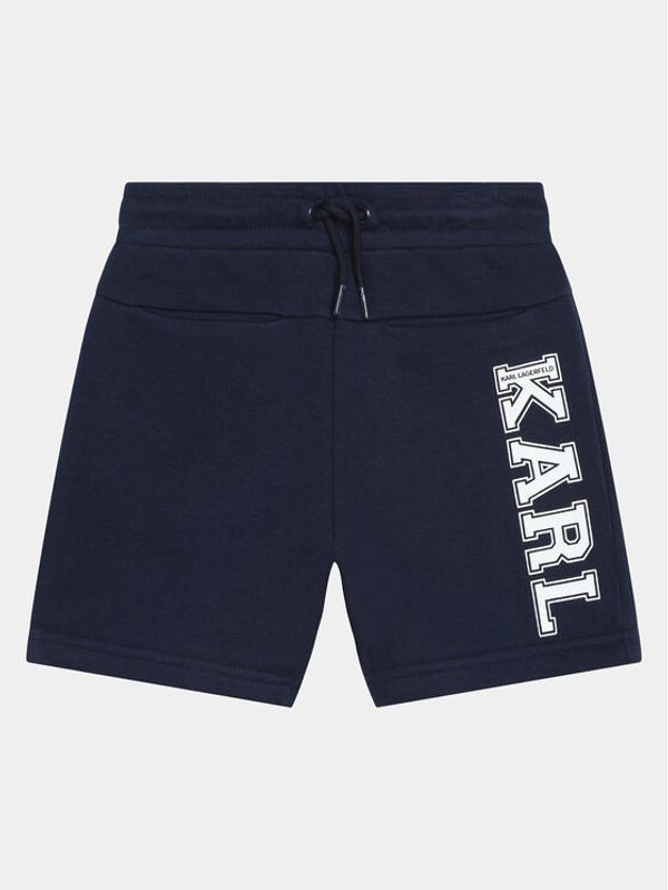 Karl Lagerfeld Kids Karl Lagerfeld Kids Športne kratke hlače Z30025 S Mornarsko modra Regular Fit