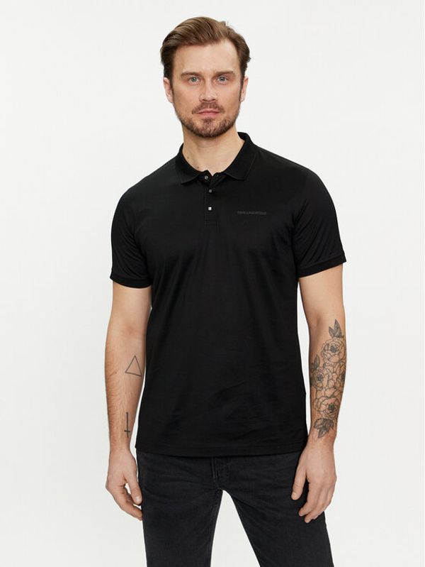 KARL LAGERFELD KARL LAGERFELD Polo majica 745000 542200 Črna Regular Fit