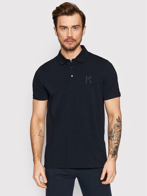 KARL LAGERFELD KARL LAGERFELD Polo majica 745890 500221 Mornarsko modra Regular Fit