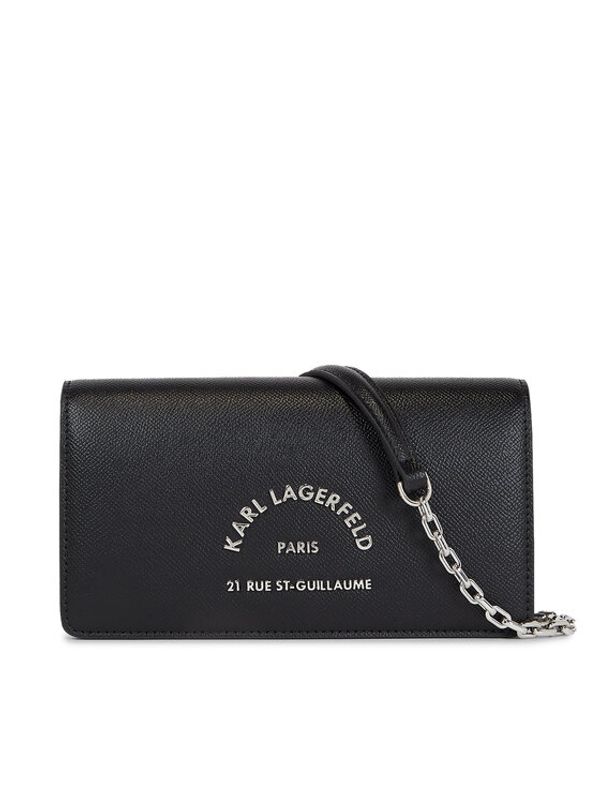 KARL LAGERFELD KARL LAGERFELD Ročna torba 240W3247 Črna