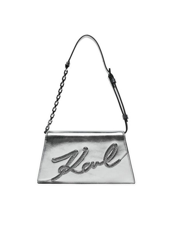 KARL LAGERFELD KARL LAGERFELD Ročna torba 245W3077 Srebrna