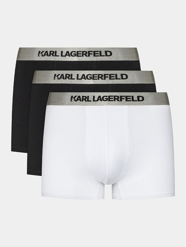 KARL LAGERFELD KARL LAGERFELD Set 3 parov boksaric 240M2106 Črna