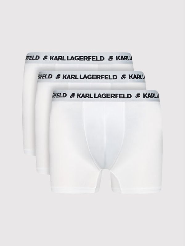 KARL LAGERFELD KARL LAGERFELD Set 3 parov boksaric Logo Trunks 211M2102 Bela