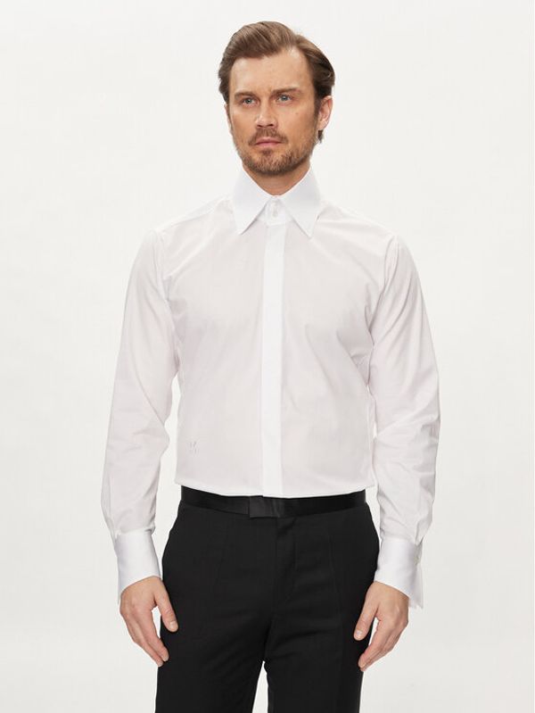 KARL LAGERFELD KARL LAGERFELD Srajca 605008 Bela Slim Fit