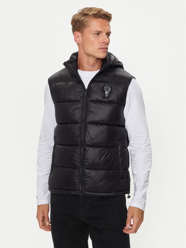 KARL LAGERFELD KARL LAGERFELD Telovnik Vest 505091 543590 Črna Regular Fit