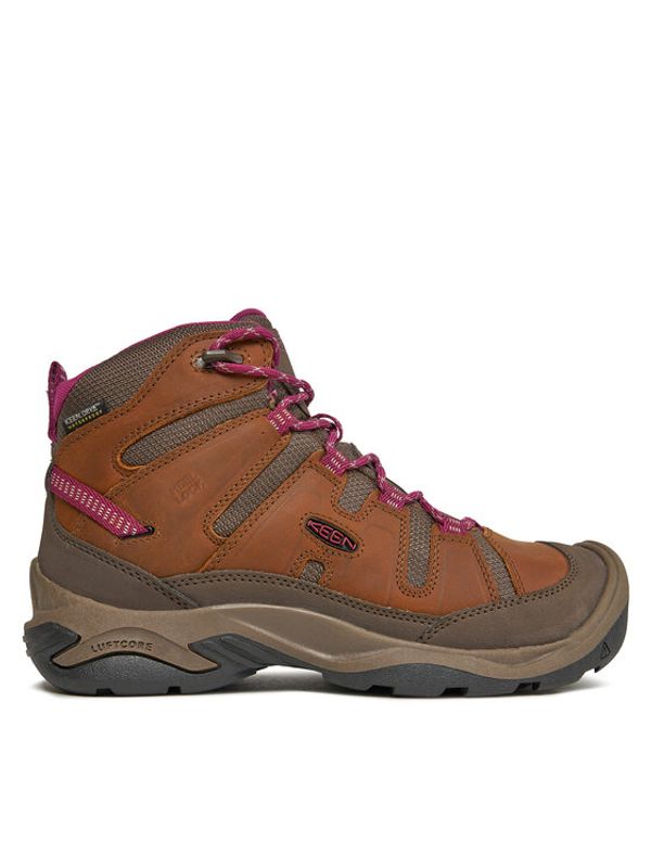 Keen Keen Trekking čevlji Circadia Mid Wp 1026765-10 Rjava