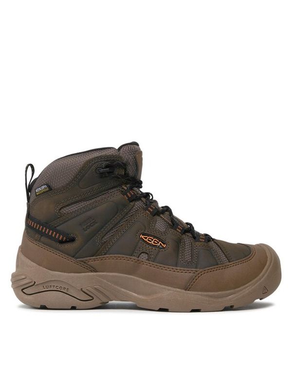 Keen Keen Trekking čevlji Circadia Mid Wp 1027258-10 Rjava