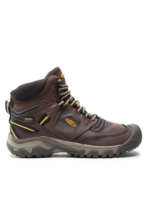 Keen Keen Trekking čevlji Ridge Flex Mid Wp M 1026614 Rjava