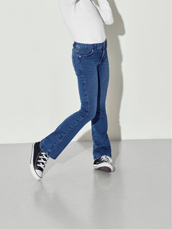 Kids ONLY Kids ONLY Jeans hlače Royal 15234678 Modra Flare Fit