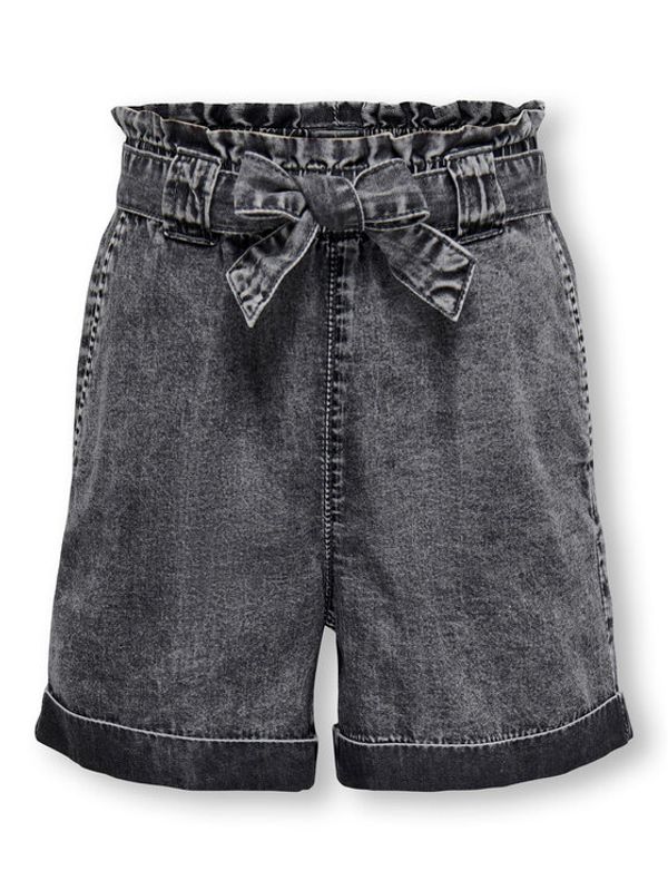 Kids ONLY Kids ONLY Jeans kratke hlače 15285101 Siva Regular Fit