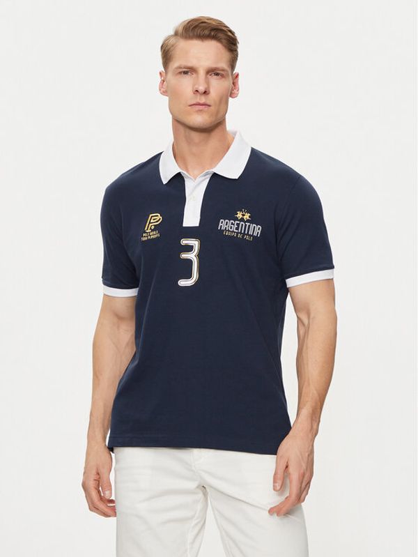 La Martina La Martina Polo majica YMP305 PK001 Mornarsko modra Regular Fit