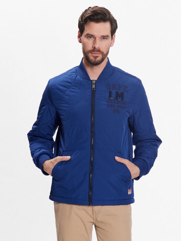 La Martina La Martina Prehodna jakna VMO300 PL028 Modra Regular Fit