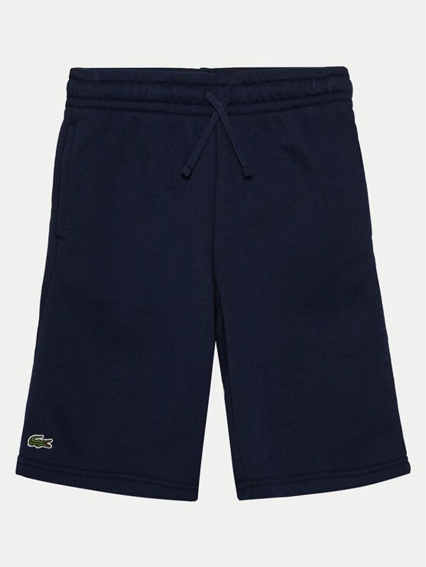 Lacoste Lacoste Kratke hlače iz tkanine GJ0237 Mornarsko modra Regular Fit