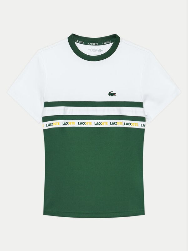 Lacoste Lacoste Majica TJ7417 Zelena Regular Fit