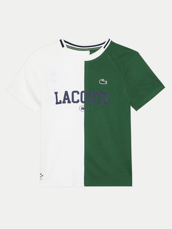 Lacoste Lacoste Majica TJ7454 Bela Regular Fit