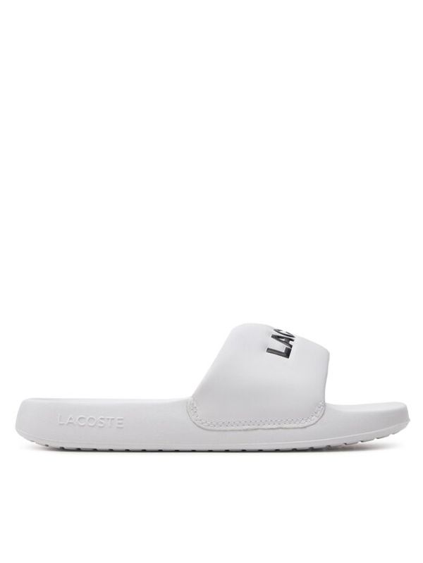 Lacoste Lacoste Natikači Serve Slide 1.0 747CFA0032 Bela