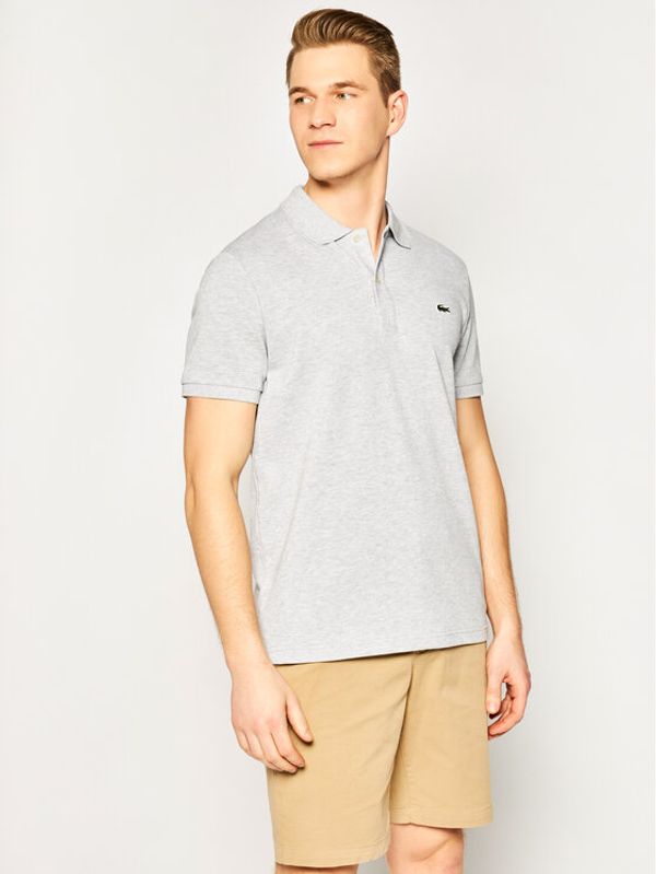 Lacoste Lacoste Polo majica PH4012 Siva Slim Fit