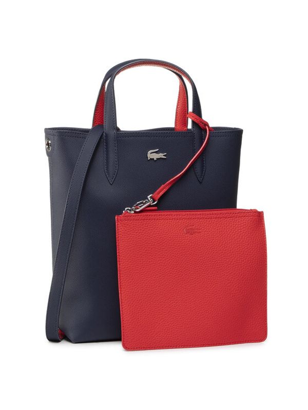 Lacoste Lacoste Ročna torba Vertical Shopping Bag NF2991AA Mornarsko modra