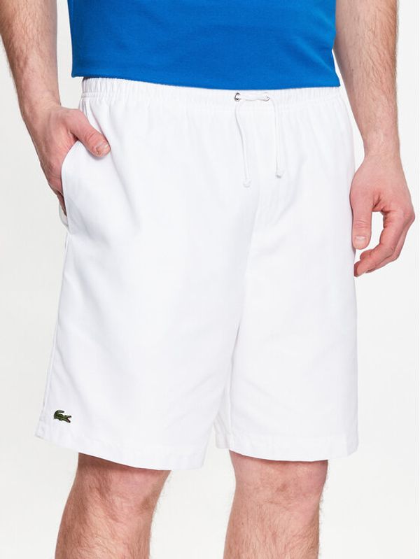 Lacoste Lacoste Teniške kratke hlače GH353T Bela Regular Fit