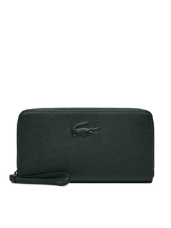 Lacoste Lacoste Velika ženska denarnica Large City Court leather Billfold NF4508IE Zelena