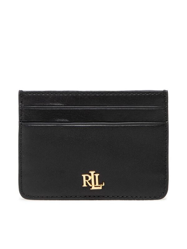 LAUREN RALPH LAUREN Lauren Ralph Lauren Etui za kreditne kartice Slim Card 432876732001 Črna