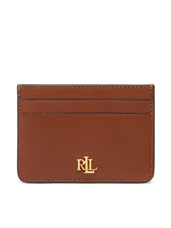 Lauren Ralph Lauren Lauren Ralph Lauren Etui za kreditne kartice Slim Card 432876732002 Rjava