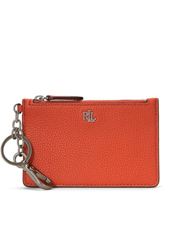 LAUREN RALPH LAUREN Lauren Ralph Lauren Etui za kreditne kartice Zip Card Cas 432947628008 Oranžna