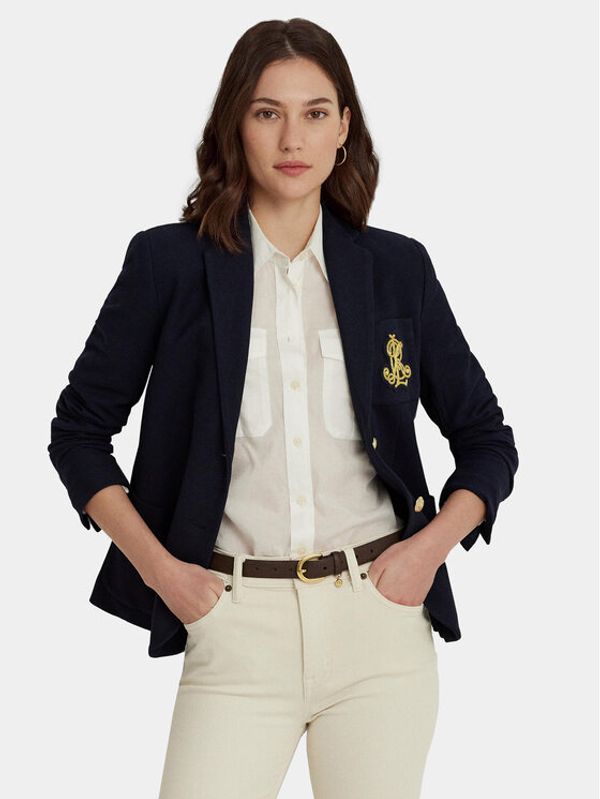 Lauren Ralph Lauren Lauren Ralph Lauren Suknjič 200797305005 Mornarsko modra Slim Fit