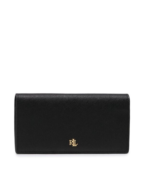 LAUREN RALPH LAUREN Lauren Ralph Lauren Velika ženska denarnica Slim Wallet Wlt Med 432802917009 Črna